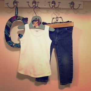 2T Old Navy White Girls’ Tank
